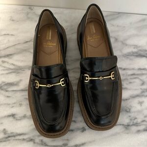 Sam Edelman Laura lug sole loafers gold buckle women’s size 6.5 Y2K